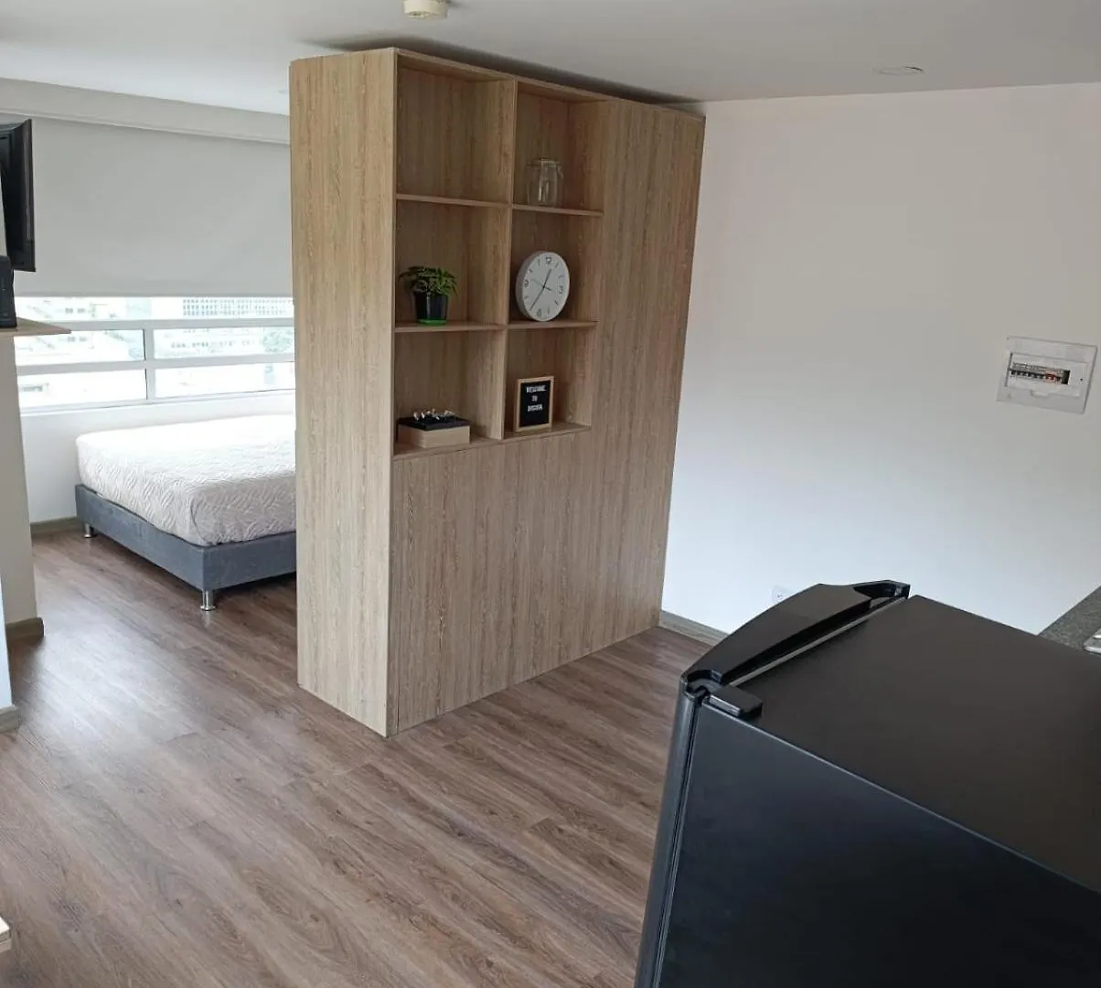 Apartament Comodo Loft Con Vista Al Skyline De Bogotá Kolumbia