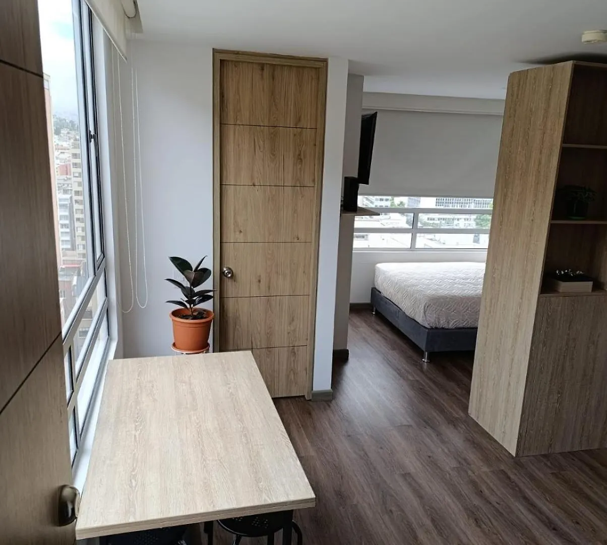 Comodo Loft Con Vista Al Skyline De Bogotá
